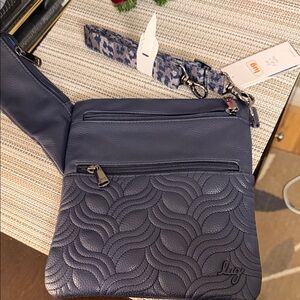 Lug Skipper VL Crossbody Bag Navy Blue  NWT
